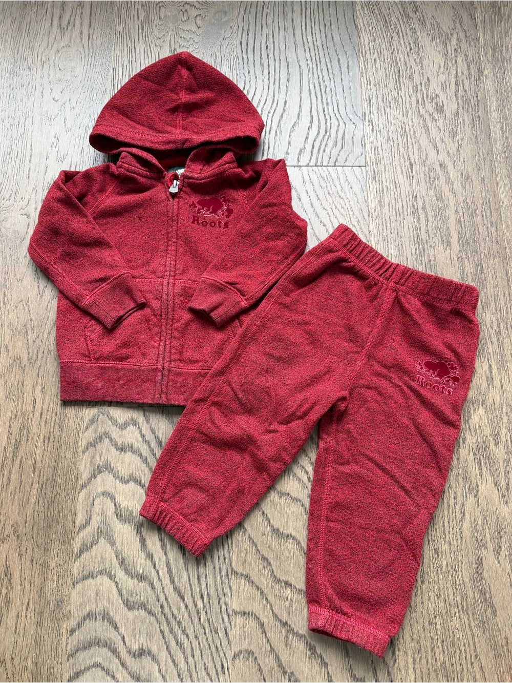Roots Kids Hoodie Size 2T + Pants Size 18-24M